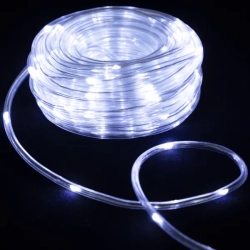 Wąż świetlny niskonapięciowy ZEWNTRZNY Φ9 mm 200led, chłodna biel 20m+3